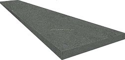 Coliseum Gres Contea Grey Серая Натуральная Ступень угловая Правая 33х120 см