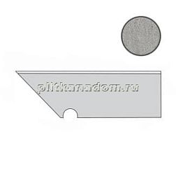 Atlas Concorde Blaze Aluminium Battiscopa Sag.Sx (A0IW) Неглазурованный керамогранит 30х7,2 см