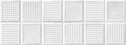 Metropol Ceramica Arc Art Blanco Настенная плитка 25х70 см