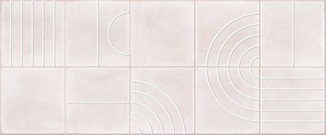 Gracia Ceramica Sweety Pink 01 Розовый Рельефный Декор 25х60 см