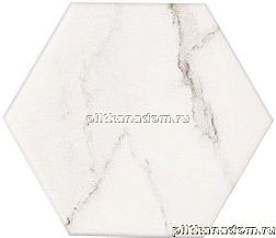 Tubadzin Vicenza White Hex Настенная плитка 11х12,5 см