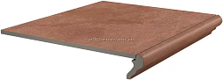 Kerama Marazzi Хадду KM4040G0021NGTF Красный Ступень фронтальная 40,2x34 см