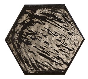 Prissmacer Rain Nero Hex Черный Глянцевый Керамогранит 19,8х22,8 см