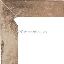 Paradyz Scandiano Ochra Левый Плинтус 8,1x30 (Из двух частей) см