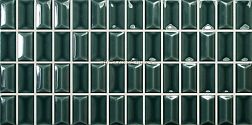 Wow 3D Bars Diamond Emerald Gloss Настенная плитка 12,5x25 см