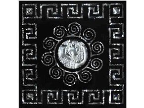 Росмозаика Вставка Византия платина 6,6х6,6 см
