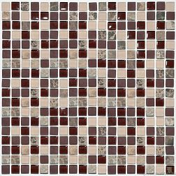 NS-mosaic Exclusive series S-841 Стекло, камень Мозаика 30,5х30,5 (1,5х1,5) см