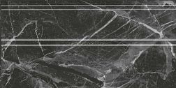 Kerama Marazzi Коррер FMA034R Черный Глянцевый обрезной Плинтус 15х30 см