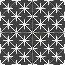 Prissmacer Star Black Pre. Черный Матовый Керамогранит 45x45 см