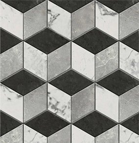 Jet Mosaic Cube Marble CEM01 Мозаика 25х28,9 см