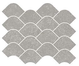 Kerama Marazzi Касабланка Декор наборный серый матовый обрезной 30x25 см