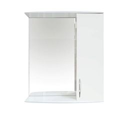 Orange Ro-50ZSW - Шкаф зеркальный РОСА универсальный 50 см, цвет белый глянец
