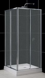 RGW Classik CL-32 Душевой уголок квадратный, стекло шиншила 90х90х185