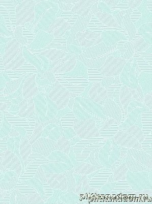 Cersanit Ricamo Плитка настенная голубая (RMM041R) 25x35
