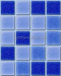Irida Breeze Blue Dream Стеклянная мозаика 32,7х32,7 см