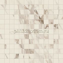 Caesar Anima Calacatta Oro Composizione F Lucidato Мозаика 30х30 см