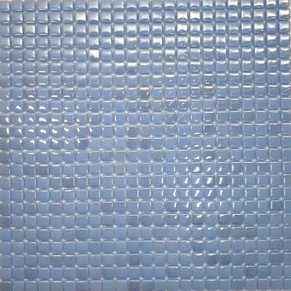 Gidrostroy Стеклянная мозаика QSL-105 Голубая Глянцевая 1x1 30x30 см