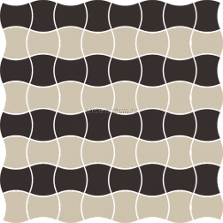 Paradyz Modernizm Nero Mozaika Prasowana K.3,6X4,4 Mix B Мозаика 30,9x30,9 см