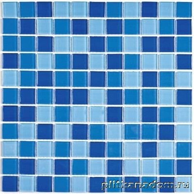 Bonaparte Мозаика стеклянная Blue wave-2 30х30