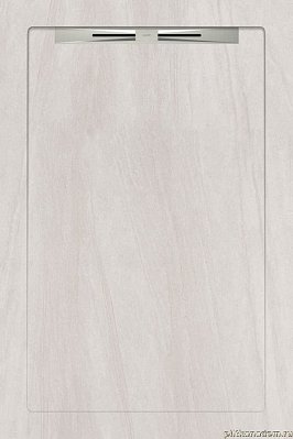 Aquanit Slope Душевой поддон из керамогранита, цвет Arstone Beyaz, 90x135