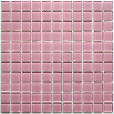 Bonaparte Мозаика стеклянная Pink glass 4 мм 30х30