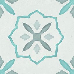 Harmony Sirocco Blue Cross Серый Матовый Керамогранит 22,3x22,8 см