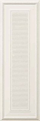 Ascot Ceramishe New England Bianco Boiserie Victoria Dec Декор 33,3х100 см