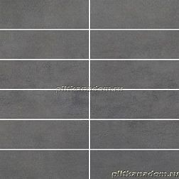 Paradyz Tecniq Nero Mat. Мозаика 29,8х29,8 (куб 4,8х14,8) см