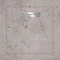 Aquanit Envelope Душевой поддон из керамогранита, цвет Fibre Gri, 90х90