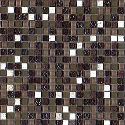 Bertini Mosaic Мозаика Миксы из стекла Cream marfil-beige-sand glass-resin Мозаика 1,5х1,5 сетка 30,5х30,5