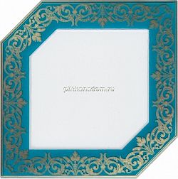 Керама Марацци Клемансо HGD-C250-18000 Декор бирюзовый 15х15 см