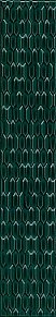 Kerama Marazzi Левада LSB001 Бордюр Зеленый Темный Глянцевый 7x40 см