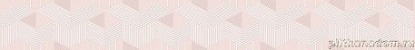 Azori Lounge Blossom Geometria Розовый Глянцевый Бордюр 6,2х50,5 см