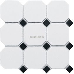 Starmosaic Homework Octagon Big White-Black Matt Мозаика 30х30