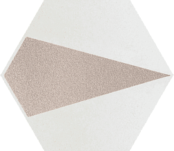 Paradyz Esagon Concrete Silver C Декор 19,8х17,1 см