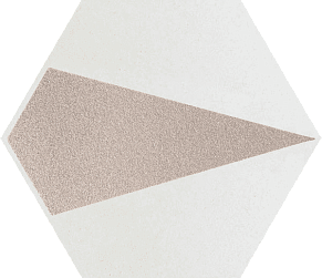 Paradyz Esagon Concrete Silver C Декор 19,8х17,1 см