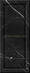 Gracia Ceramica Noir Black 02 Черная Глянцевая Настенная плитка 25х60 см