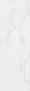 Керама Марацци Астория Плитка настенная белый обрезной 12105R 25х75 см