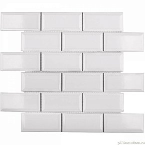 Starmosaic Homework Brick & Metro White Glossy (AM81945) Белая Глянцевая Мозаика 28,8х29,4 (4,5х9,5)