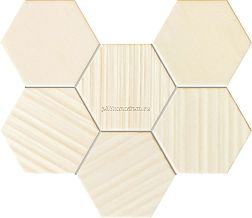 Tubadzin Horizon Hex Ivory Мозаика 28,9х22,1 см