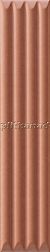 Ava Ceramica UP Cannettato Avana Matte Коричневая Матовая Настенная плитка 5x25 см