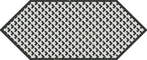Kerama Marazzi Келуш HGD-A482-35006 Декор 3 Черно-белый Матовый 14х34 см