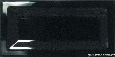 Equipe Evolution in Metro Black Gloss Настенная плитка 7,5x15 см