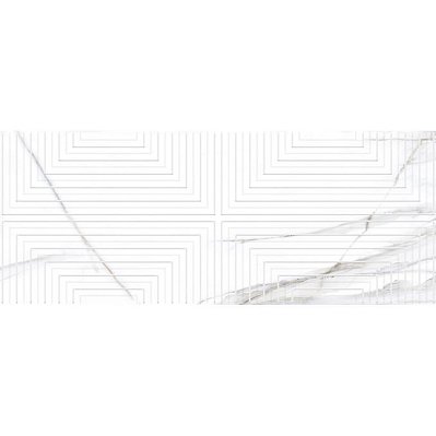 Laparet Aria Белый Глянцевый Декор 20х50 см