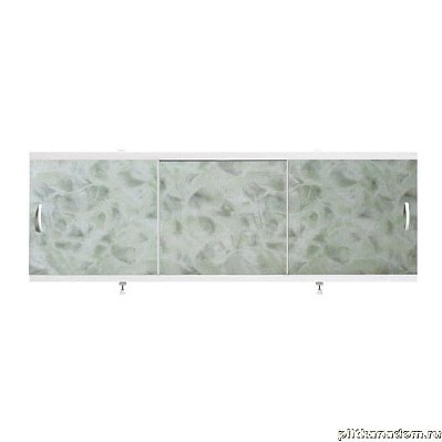 Alavann Оптима Экран для ванн 1,5 м пластик светло-зеленый мрамор (14)
