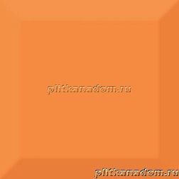 Absolut Keramika Aroma Fosker Biselado Brillo Naranja Настенная плитка 10x10 см