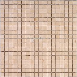 Caramelle Pietrine Crema Marfil Матовая Мозаика 4мм 30,5х30,5 (1,5х1,5) см