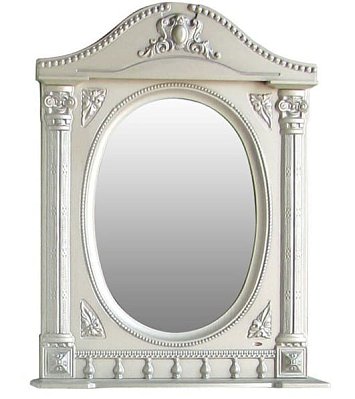 Зеркало Атолл Наполеон 165 патина серебро