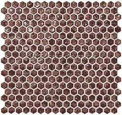 Atlas Concorde Dwell Rust Hexagon Gold Мозаика 30x30 см