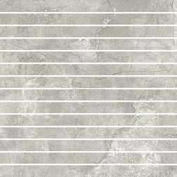 Iris Ceramica Solid Concrete White Mosaico List. Мозаика 2,1х30 30x30 см
